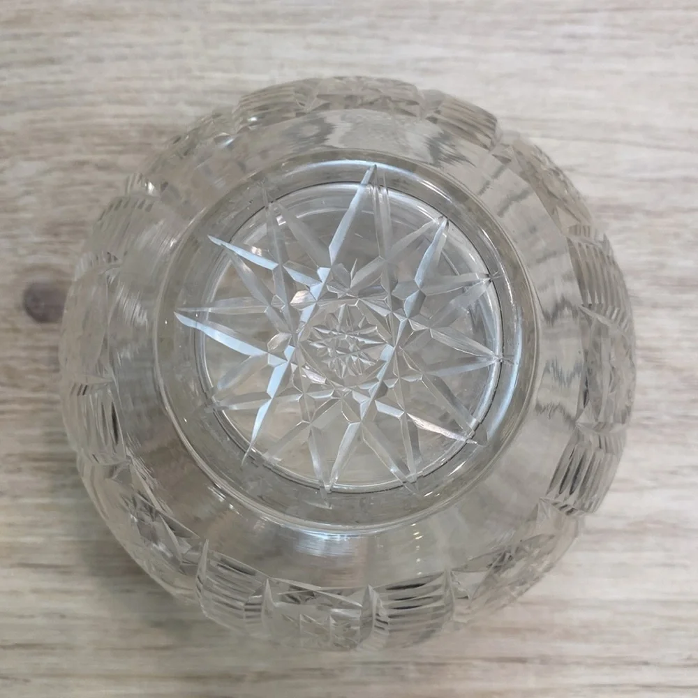 Antique Cut Glass‎ Apothecary Jar